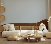 Dunes Under the Sun abstract, ochre hills wallcovering.