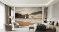 Enchanting Durdle Door mural, sea arch and rugged coastline landscape.