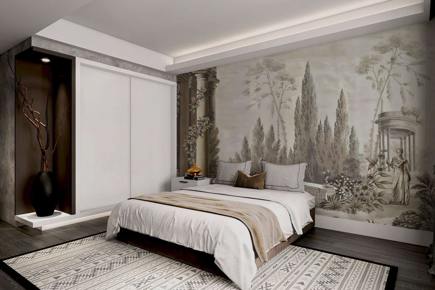 Dusky Forestry Fort tapetmalerier