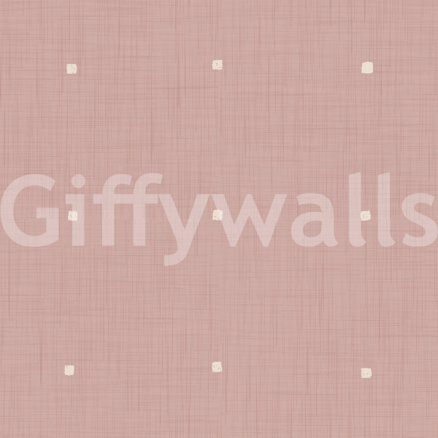 Subtle woven pattern Dusty Rose Grid wallpaper for walls gentle rose shade