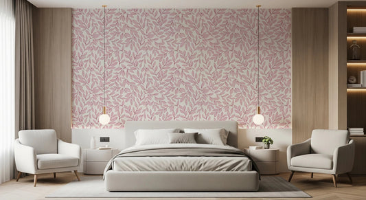 Dusty Rose Vines Wallpaper⁠