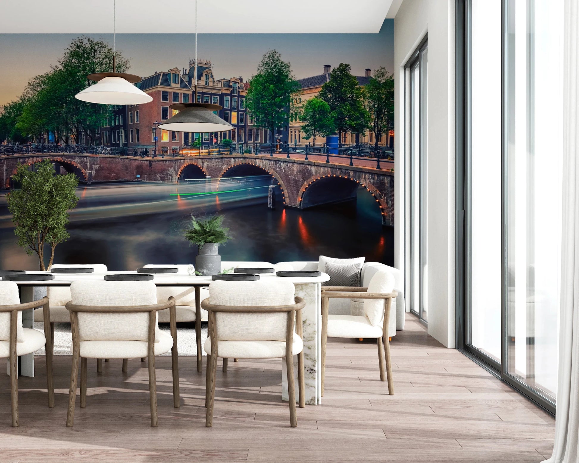 Dutch Canal Dreams Wall Mural
