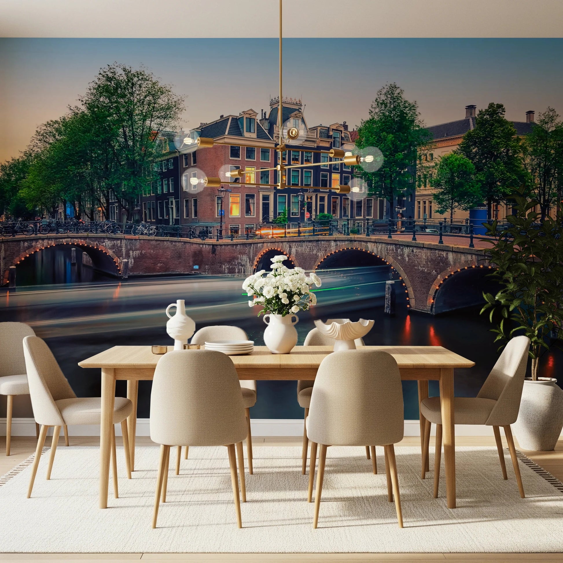 Dutch Canal Dreams Wall Mural