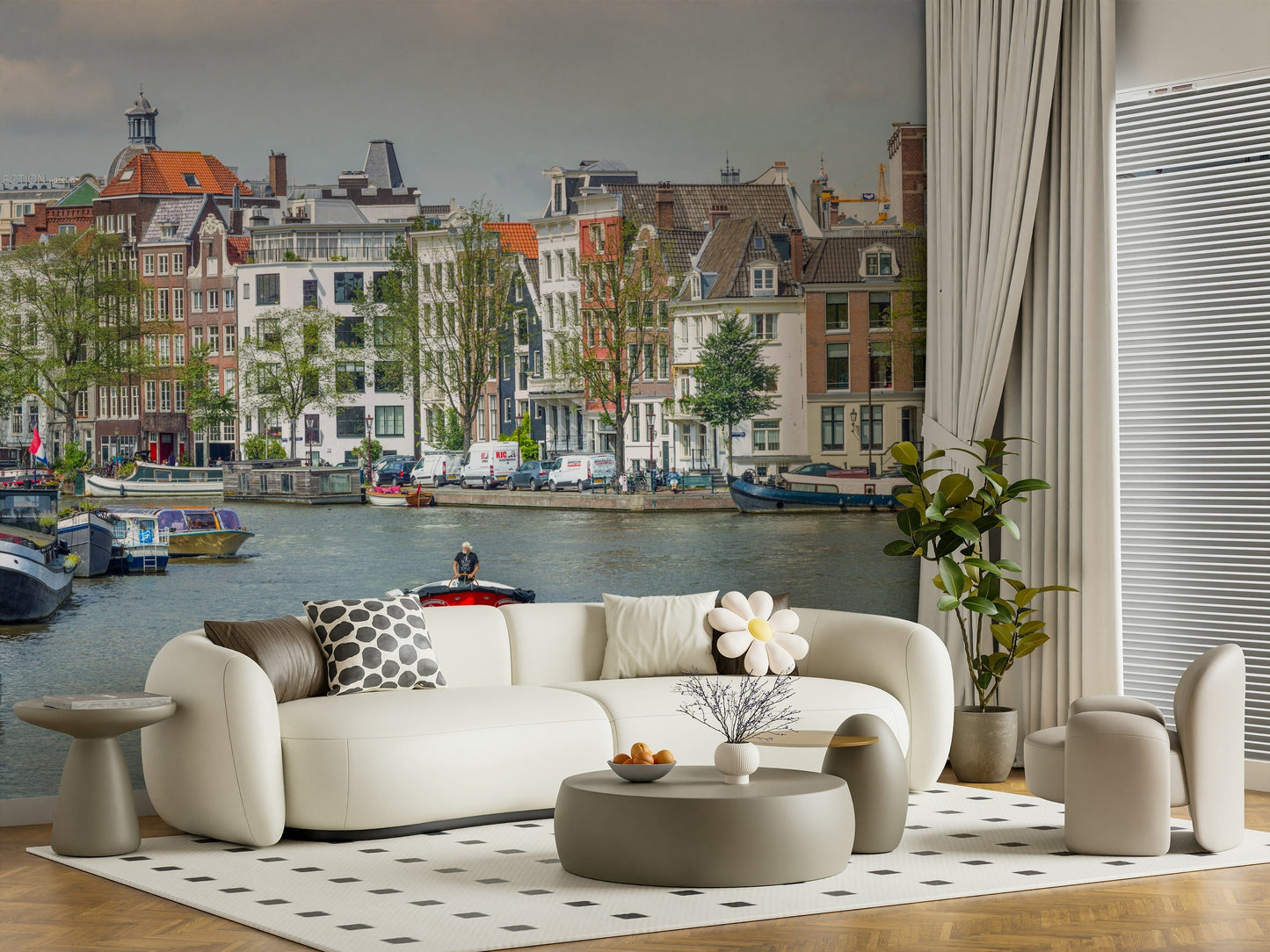 Scenic Dutch Waterway Charm wallpaper summer travel destination