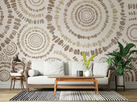 A serene flowing pattern wall mural for your decor.