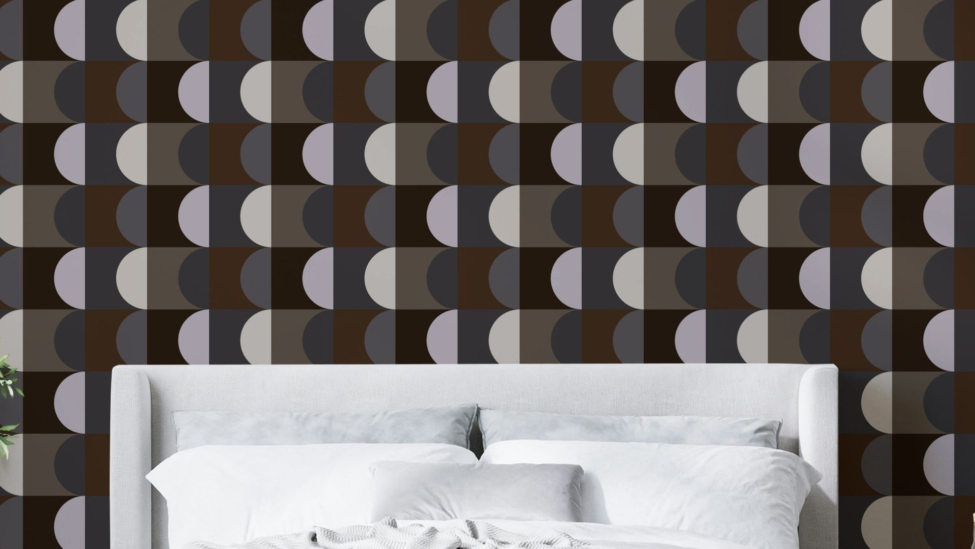 Grounded color mural wallpaper

