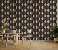 Soft shape natural wallpaper design

