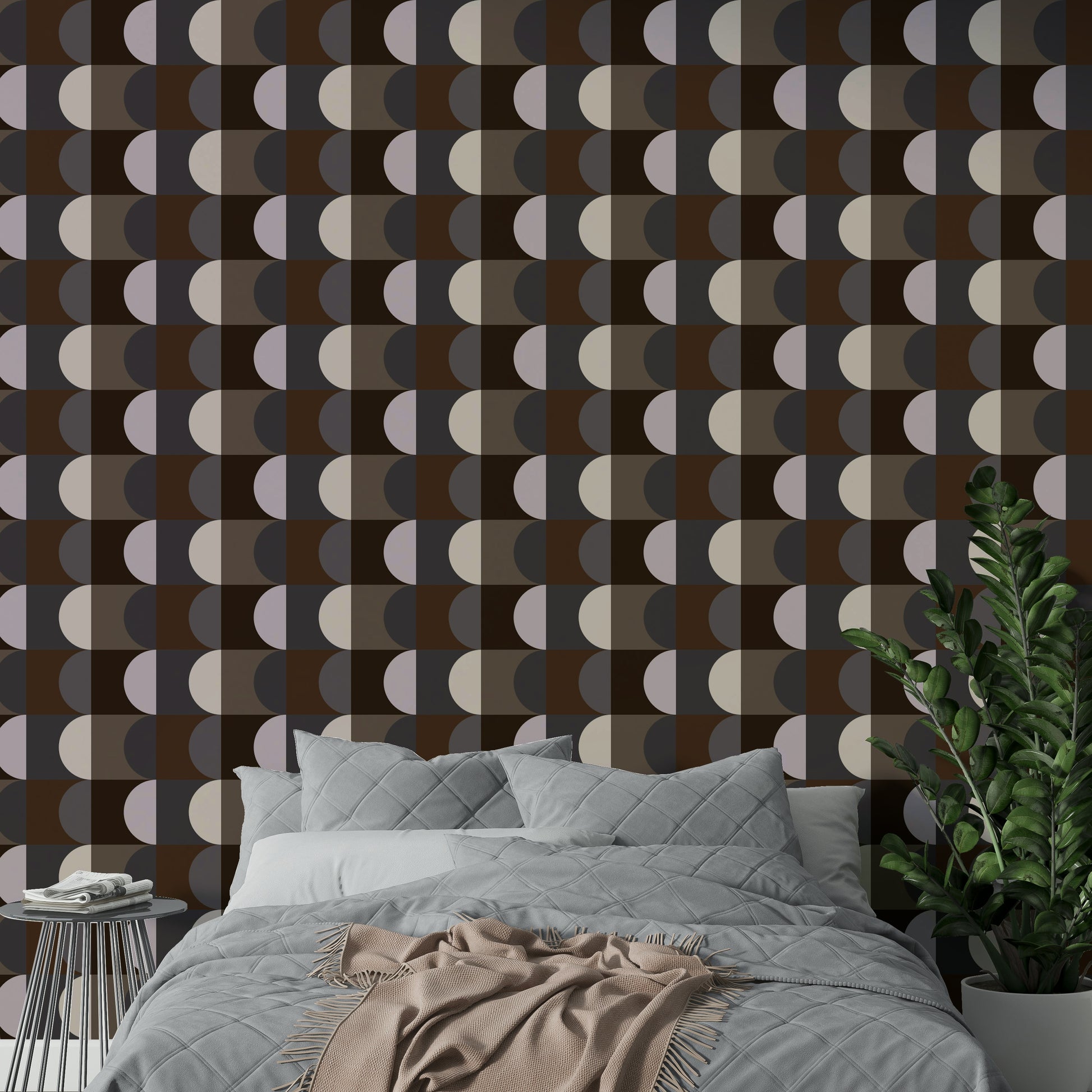 Calm pattern wallpaper for room

