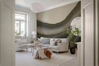 Earthy abstract textured landscape Wall Mural