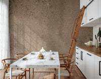 Earth-inspired abstract art with natural tones, wall mural for bedroom
