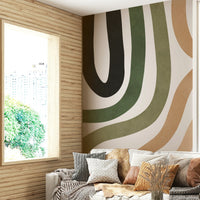 The design features soft, organic lines that give a modern feel.

