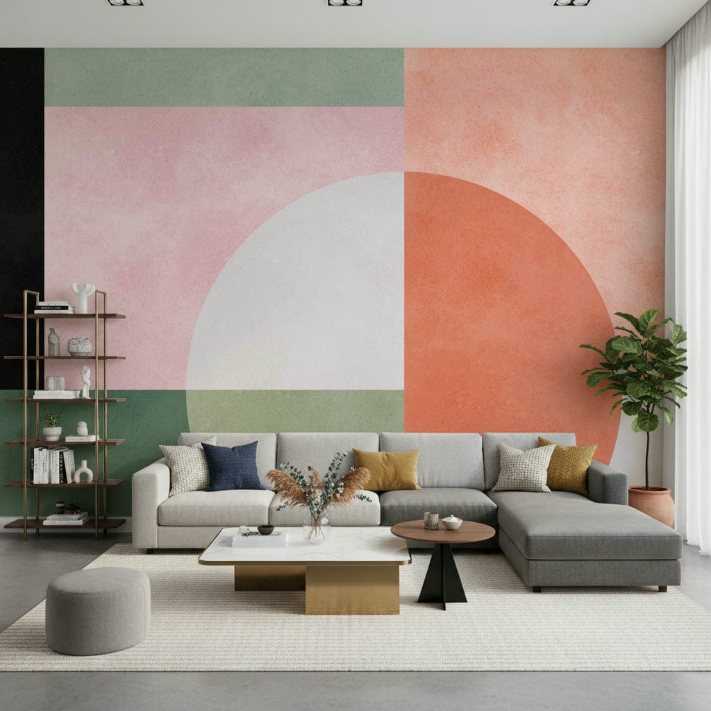 A classic abstract design wallpaper for walls.

