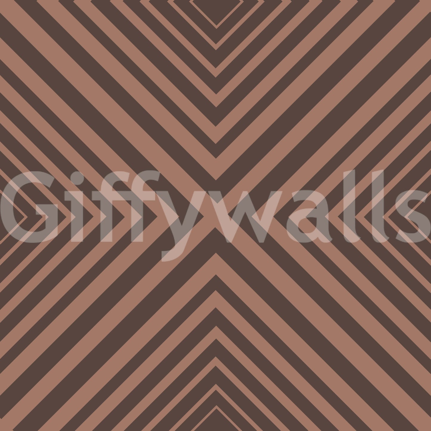 Terra Lines wall mural product, deep brown stripes, stylish room application.