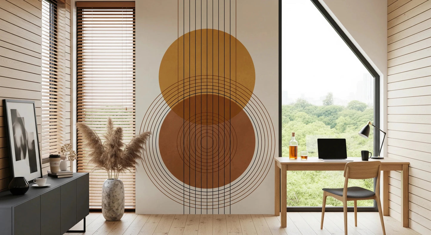 Earthy Harmony Wall Mural