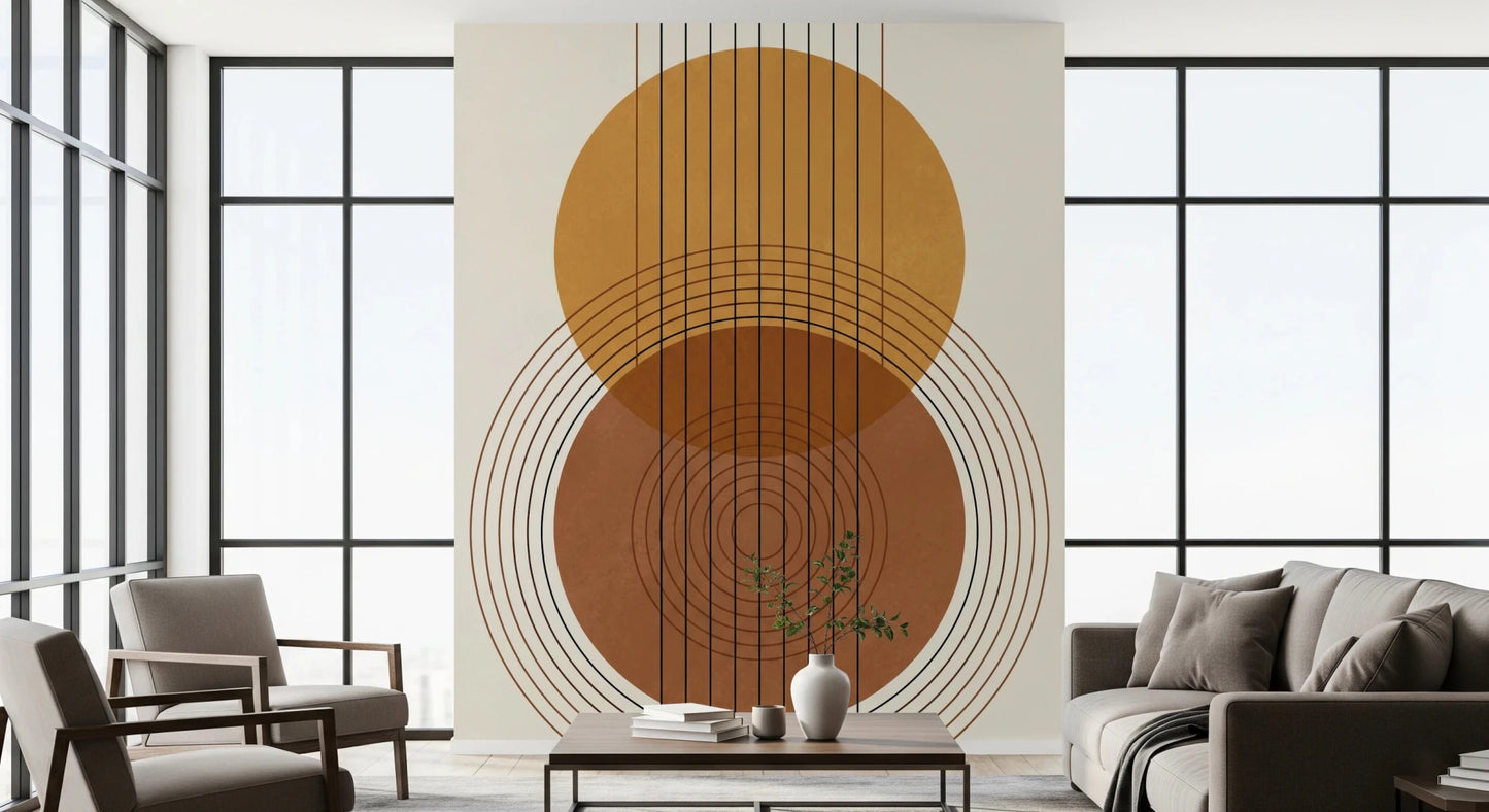 Earthy Harmony Wall Mural