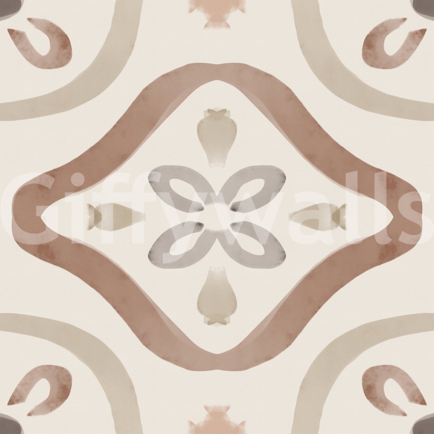 Faux window with a view of a magical design