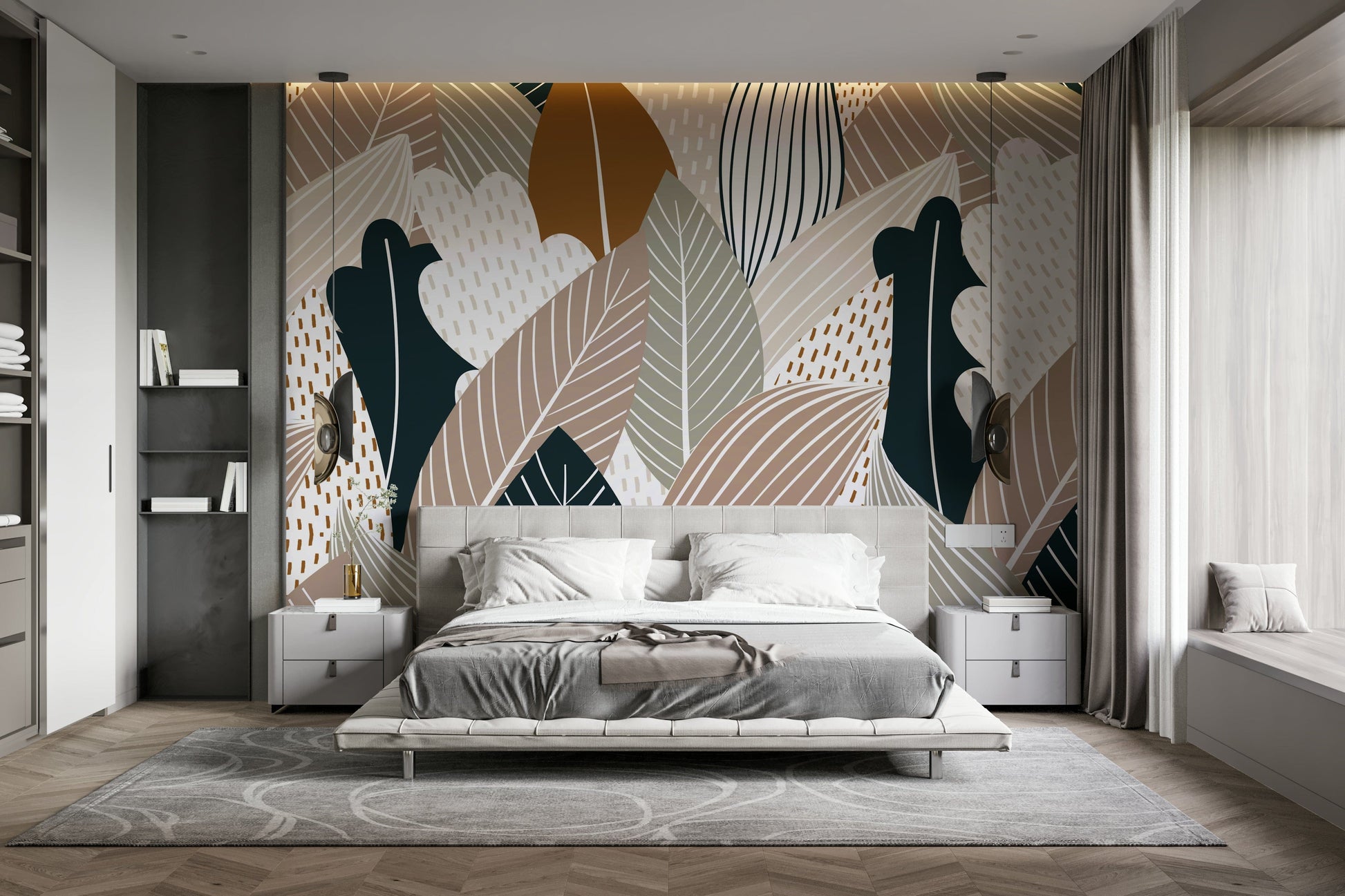 The design feels graceful and peaceful.

