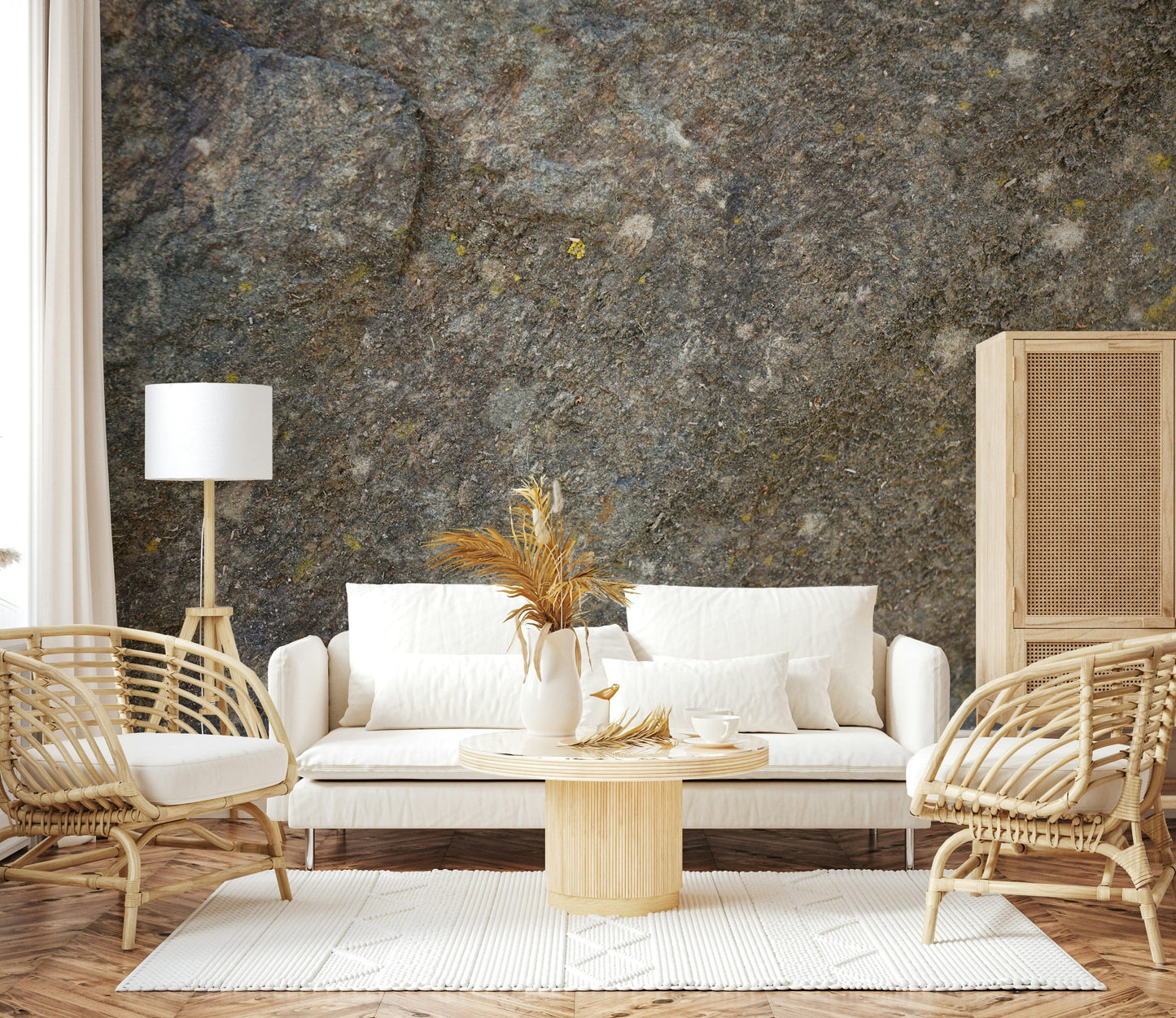 Textured Rock Surface Wall Mural -2566614
