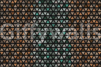 Soft geometric mural design ideal for peaceful and stylish rooms.

