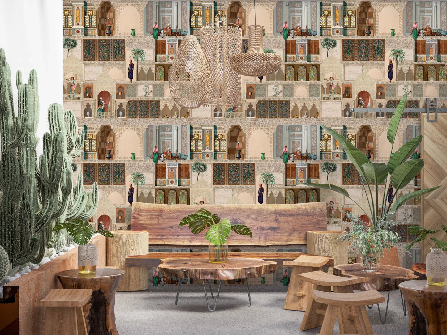 Fototapet panoramic cu palatul estic