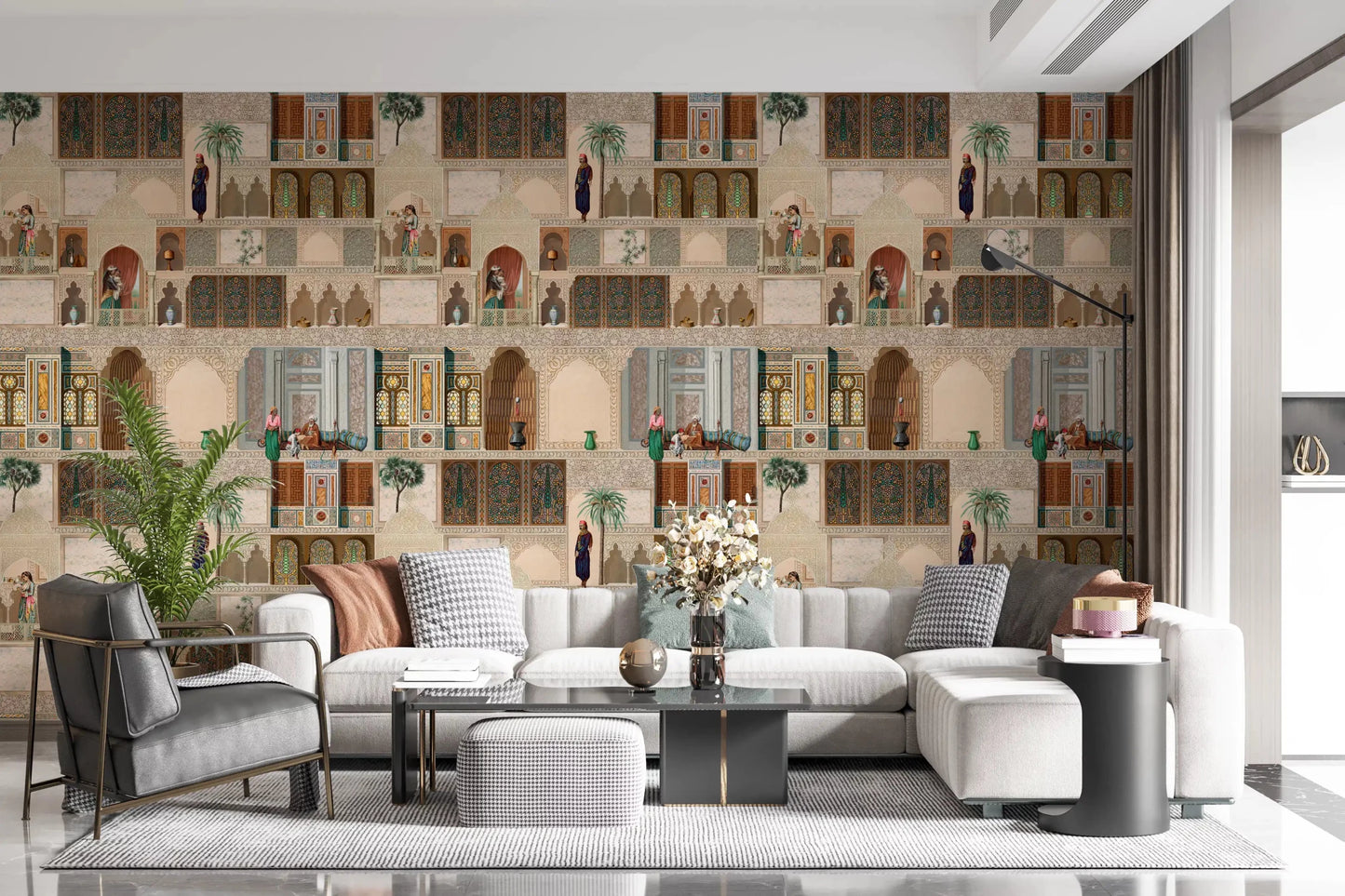 Fototapet panoramic cu palatul estic