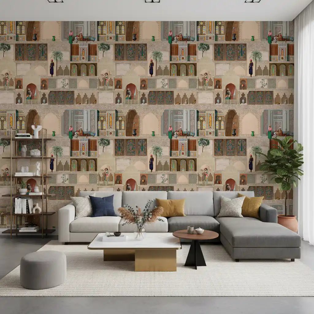 Fototapet panoramic cu palatul estic