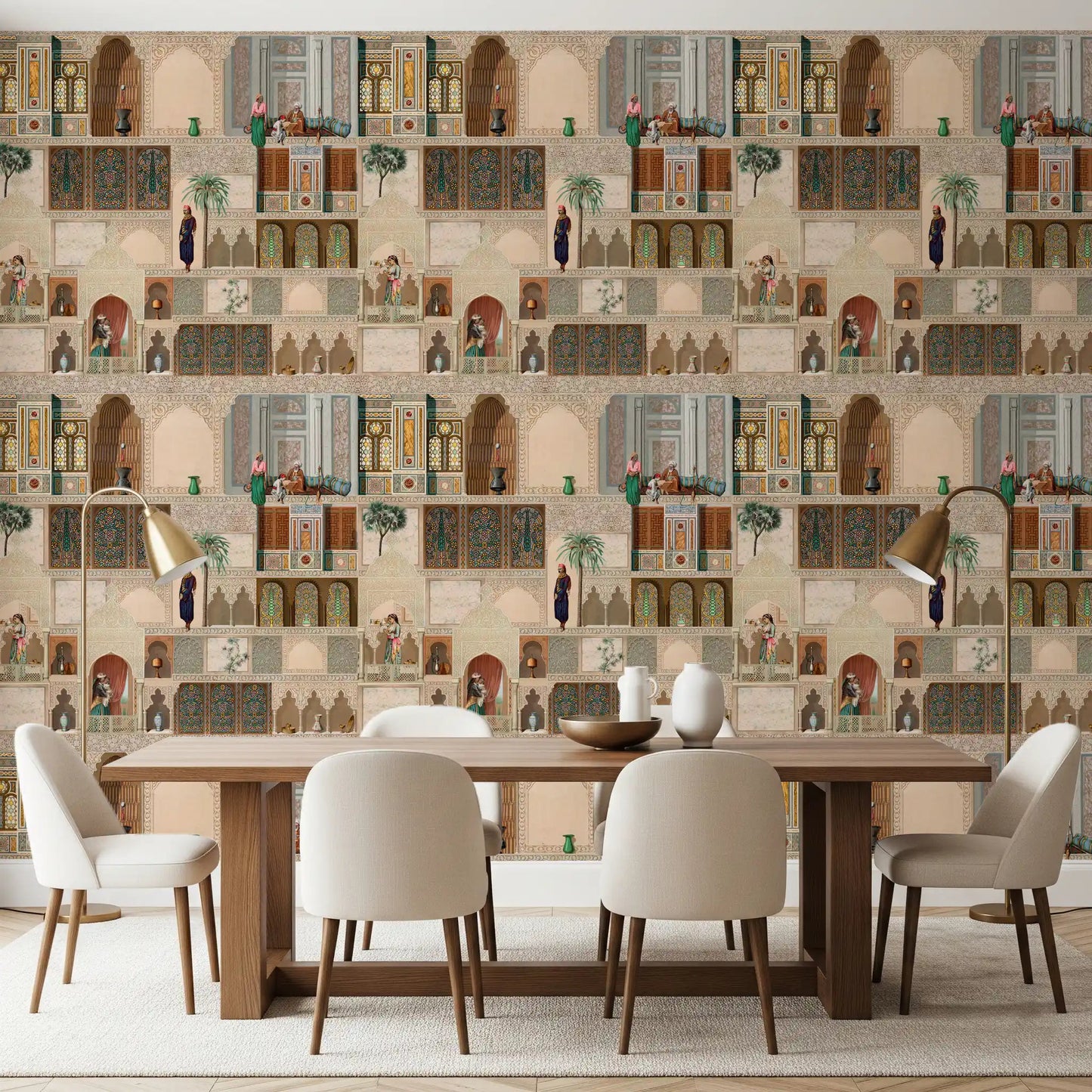 Fototapet panoramic cu palatul estic