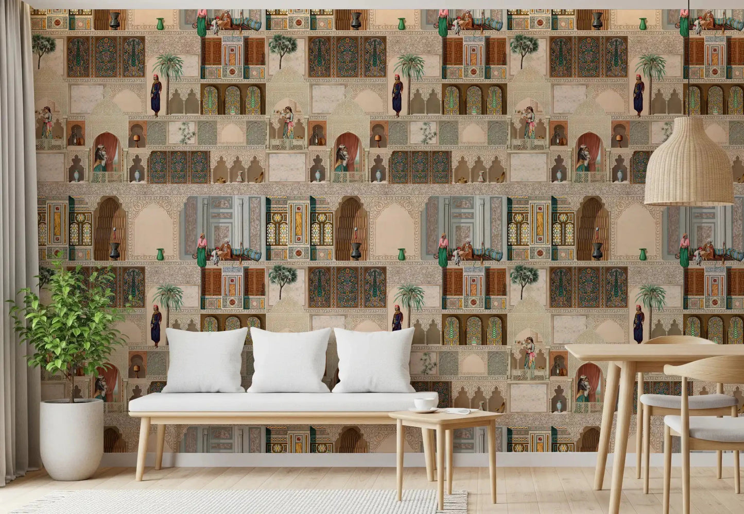 Fototapet panoramic cu palatul estic