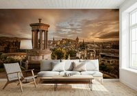 Monumental Calton Hill wall mural majestic Scottish capital vista