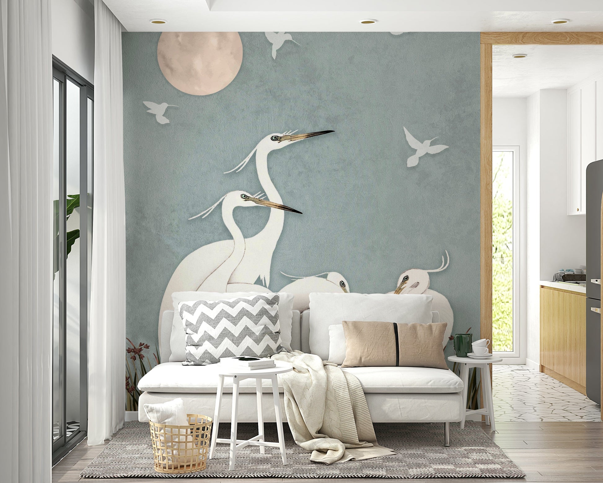 The lines are soft, not sharp.
