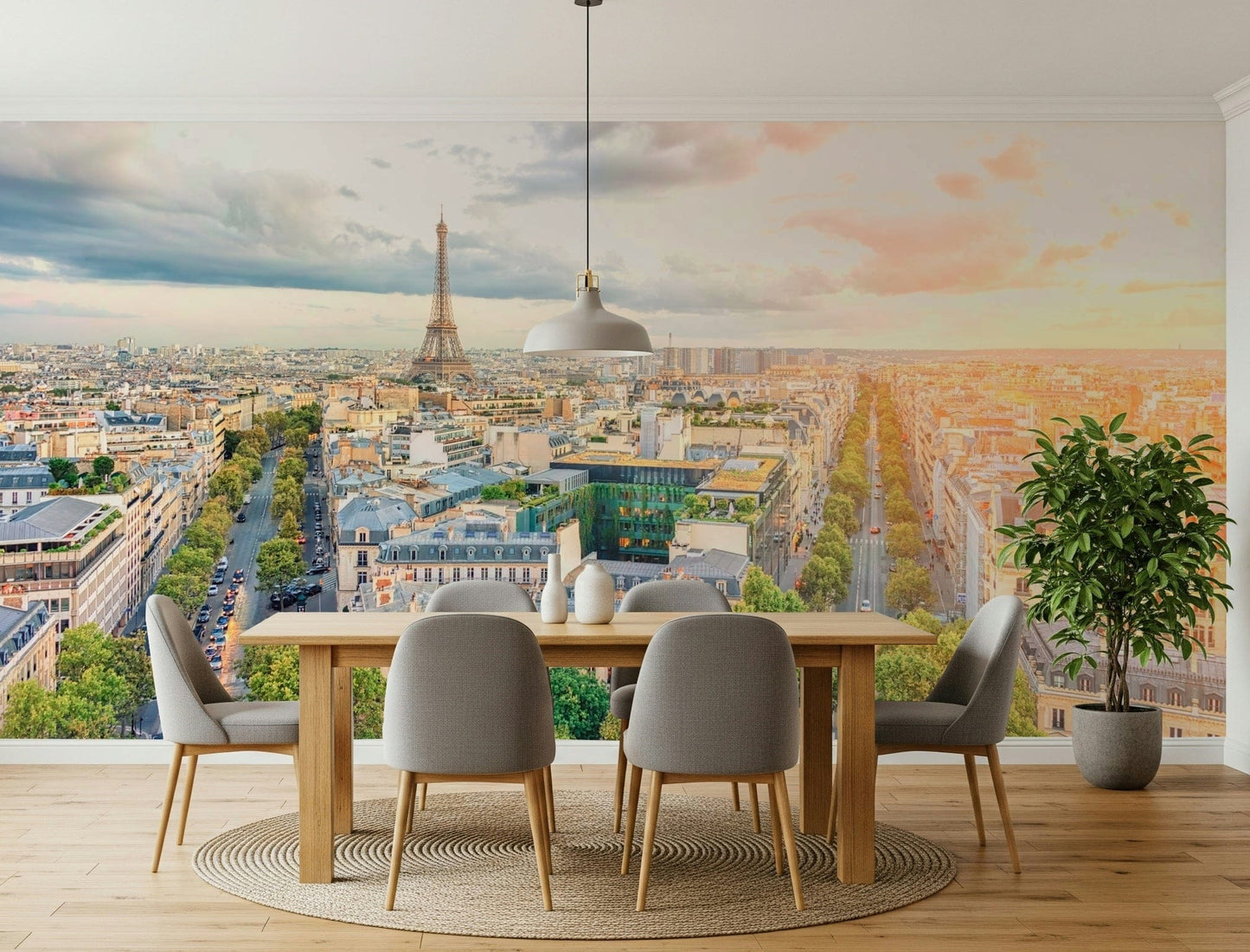 Fresque murale de l'Aube d'Eiffel