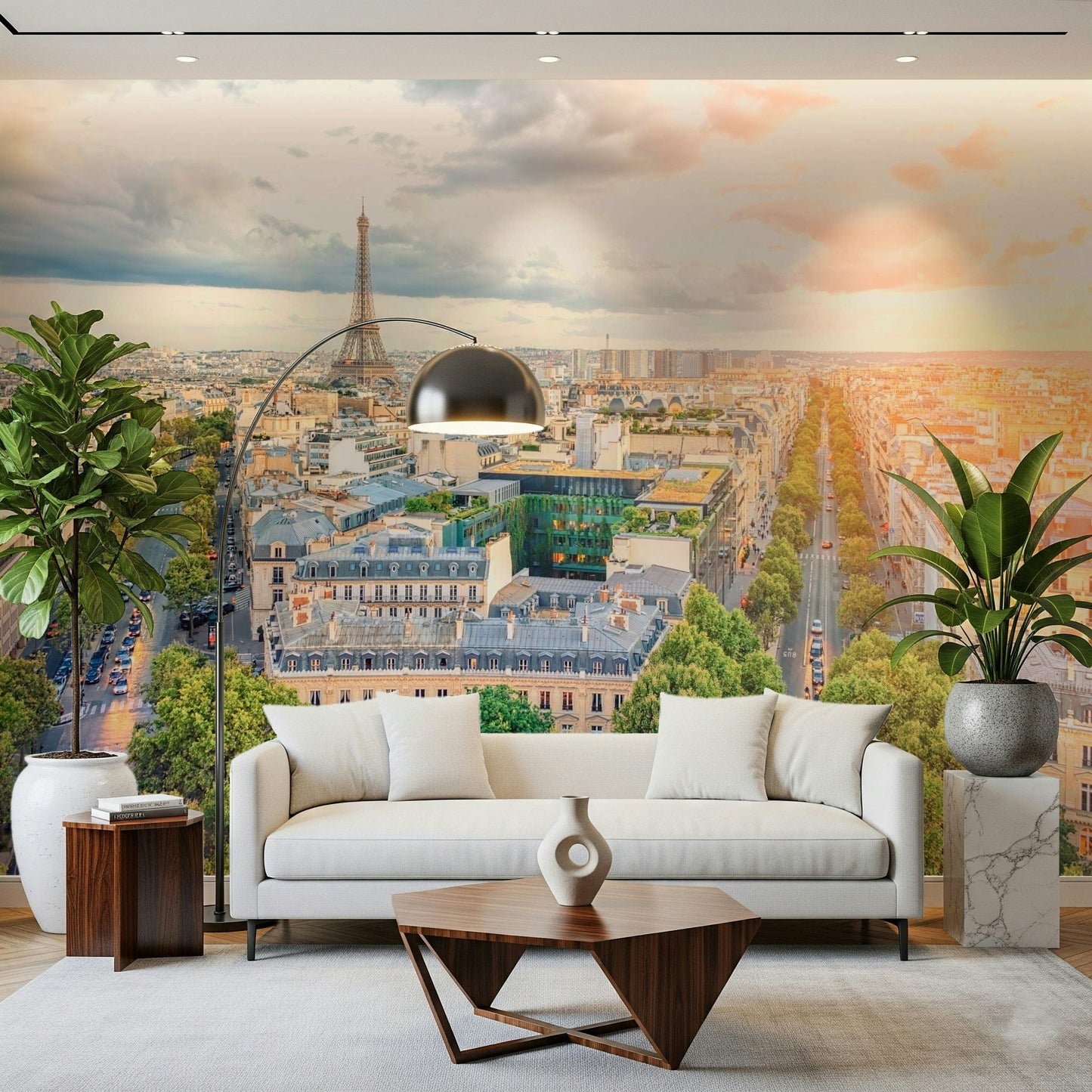 Fresque murale de l'Aube d'Eiffel