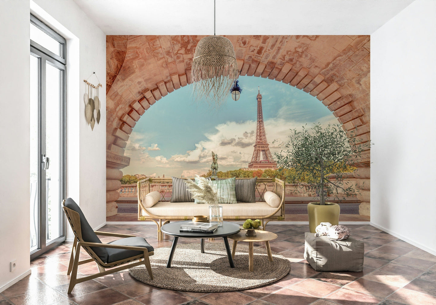 Parisian Vista Wall Mural