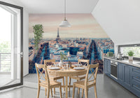 Eiffel Tower View Wall Mural