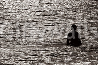 A high-quality serene ocean wall mural for walls.

