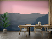 The wallpaper for walls being admired in a home.

