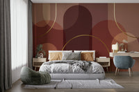 The overall feeling is one of calm, serenity, and artistic flair.
