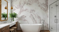 An artistic abstract stone mural on luxury wallpaper.
