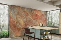 A classic stone effect wallpaper for walls.

