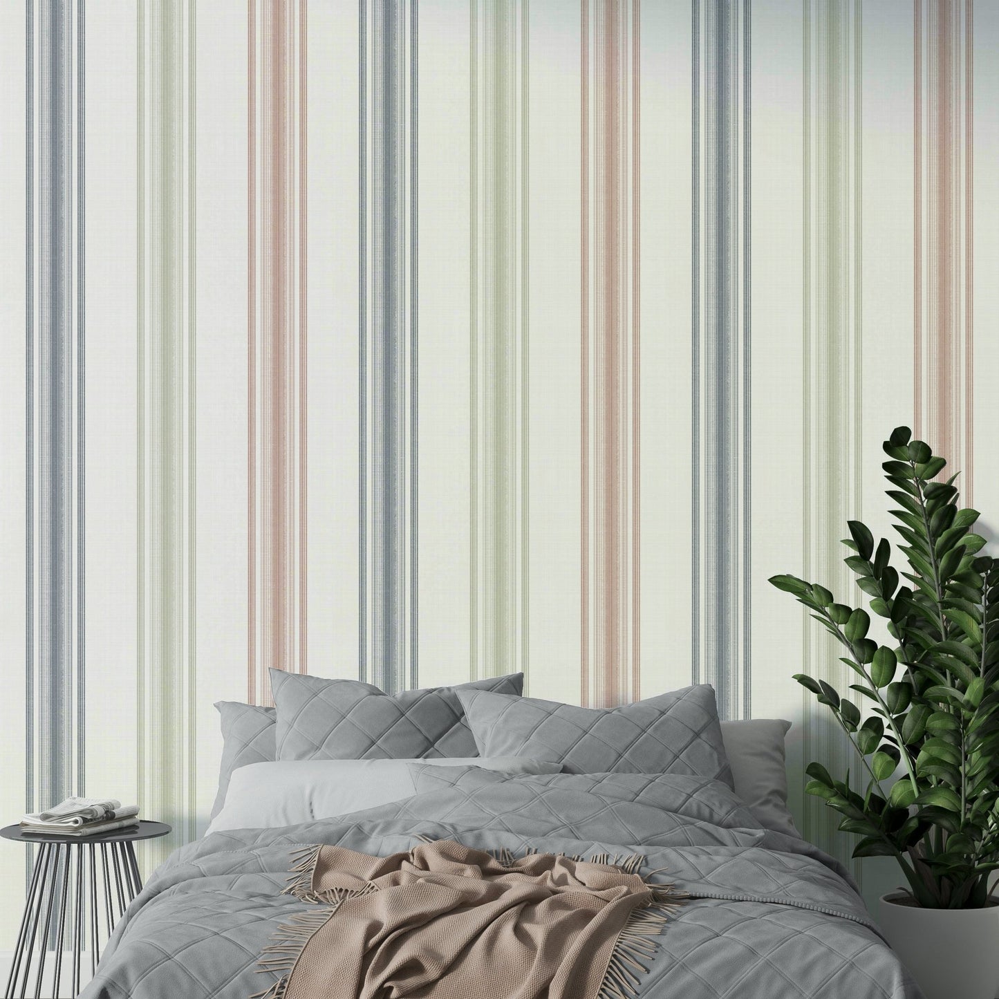 Timeless country stripes wallpaper
