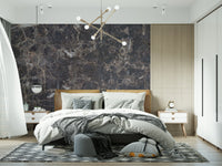 Elegant veined textures with smooth flowing lines, wall mural for living room