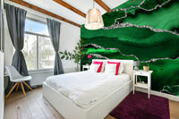 A sophisticated and luxurious wall covering.

