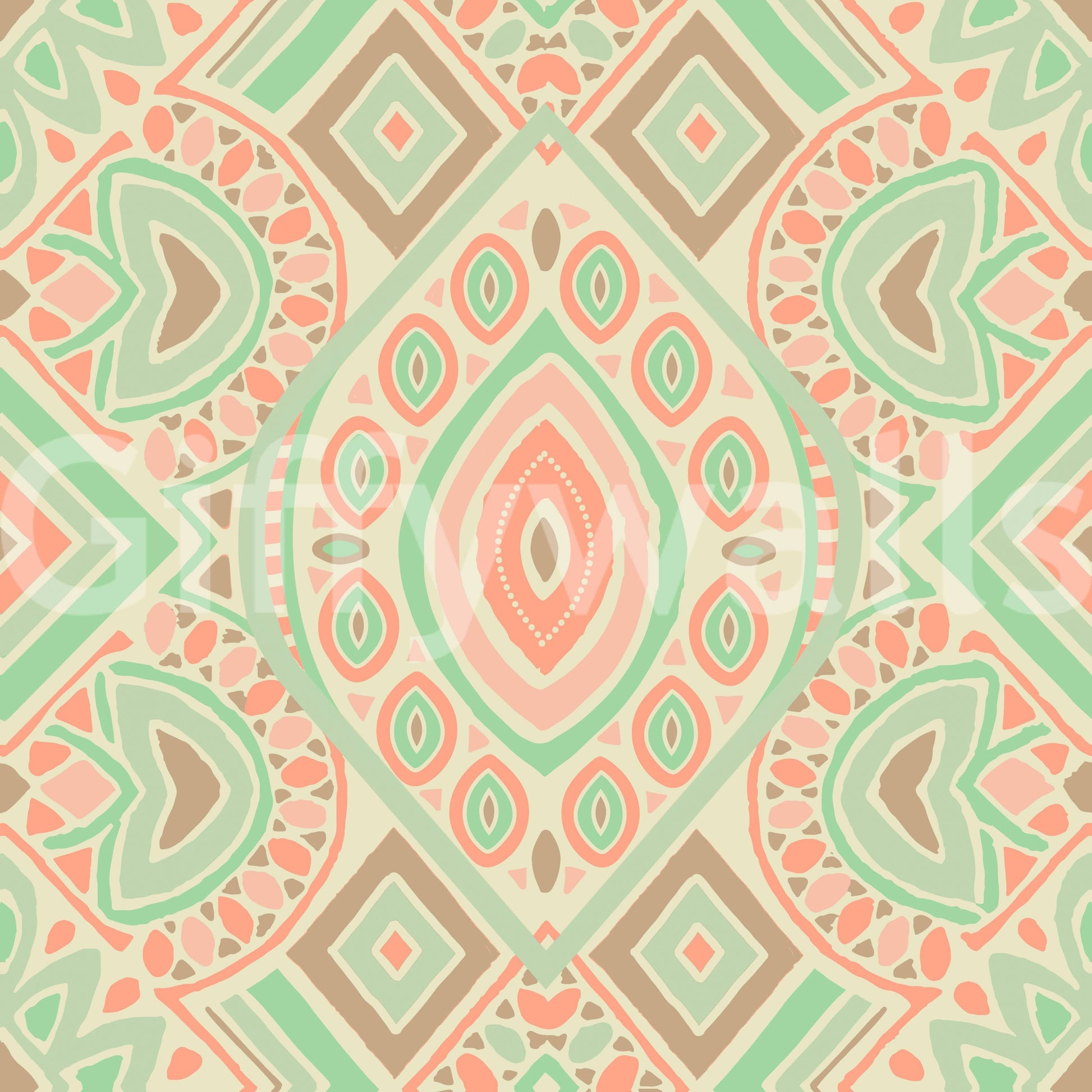 Boho aztec pattern, peaceful and calm

