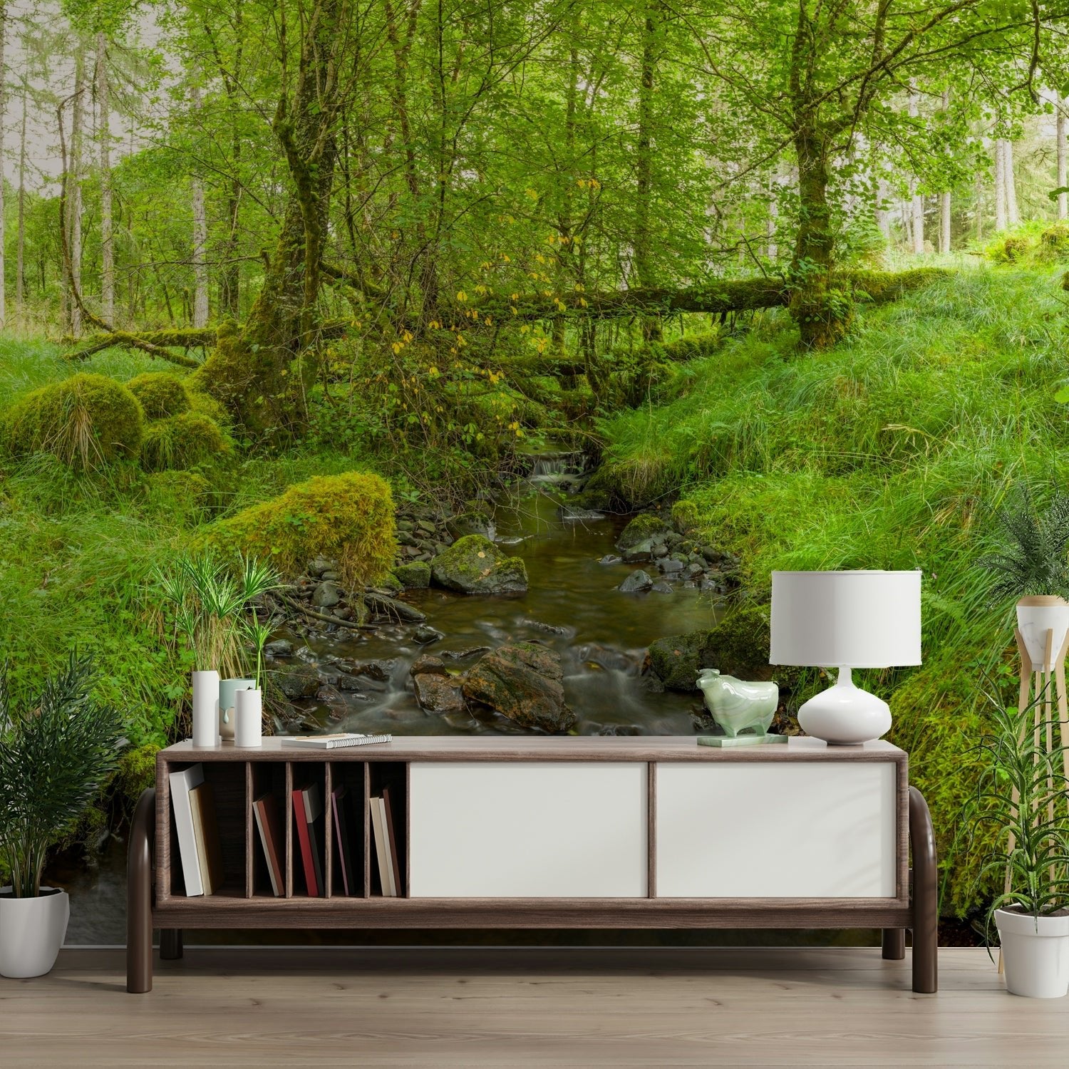 The overall mood is peaceful and energetic.

