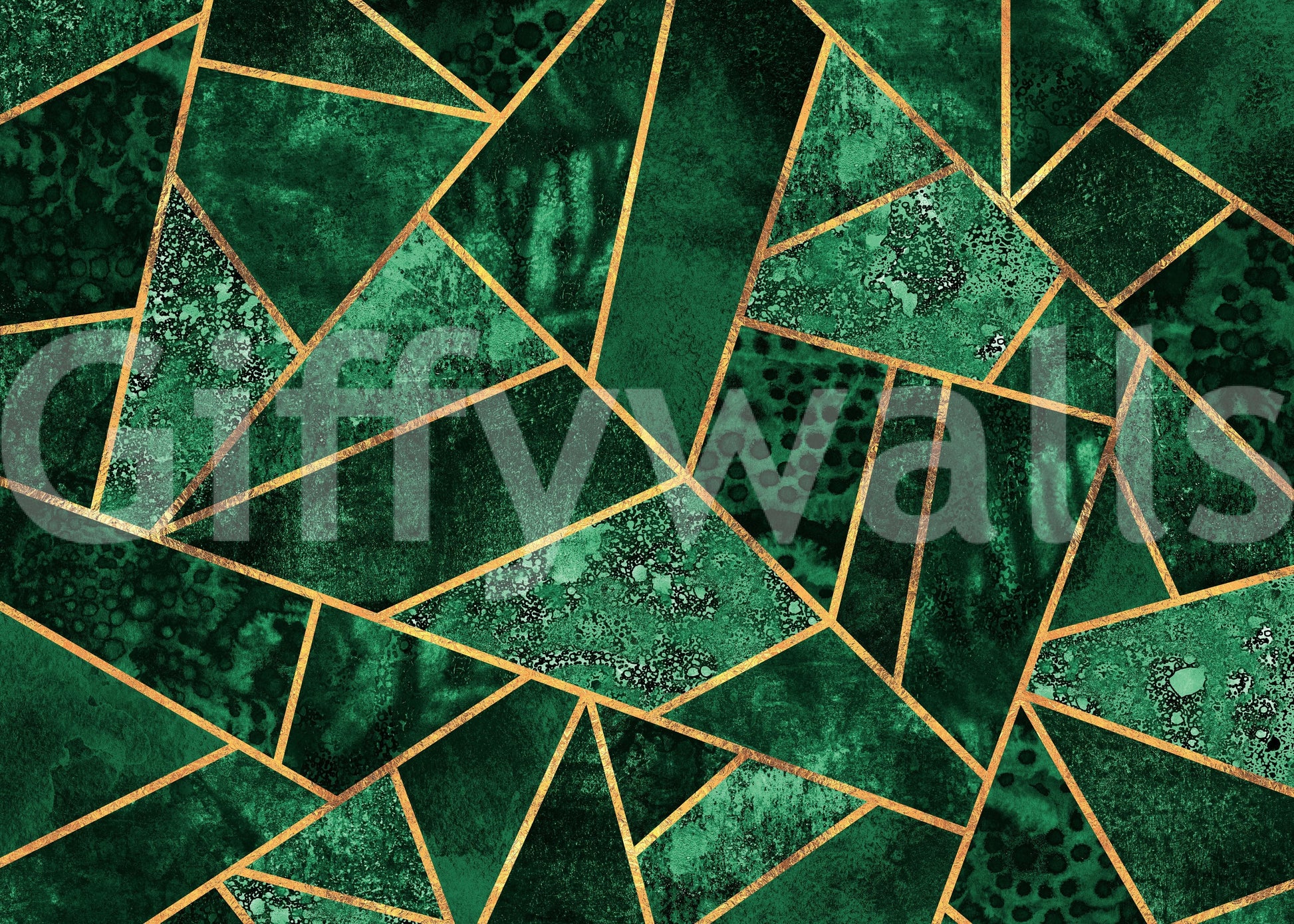 A high-quality minimalist block wall mural for walls.