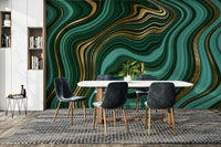 A sophisticated and luxurious wall covering.

