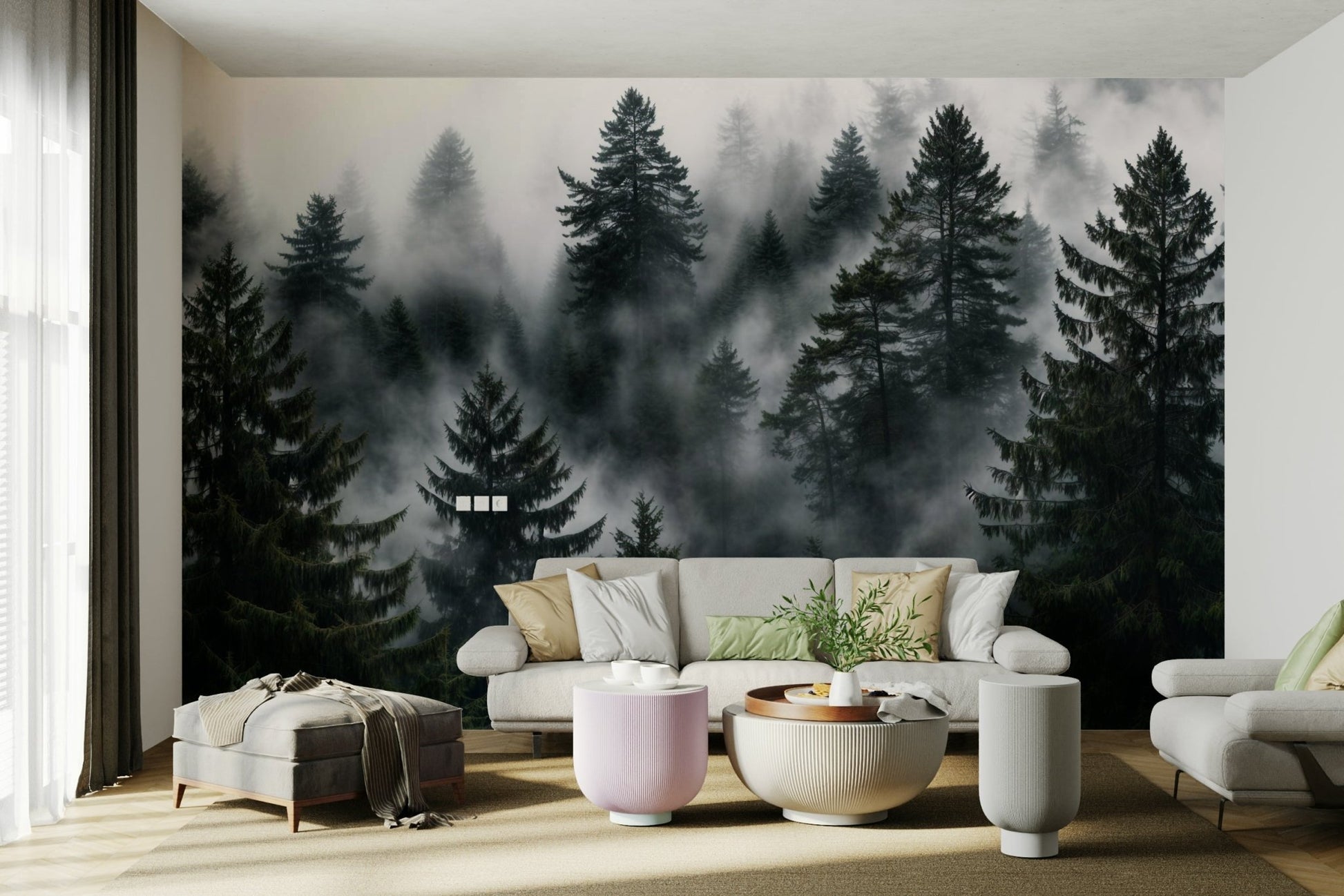 The feeling is one of fresh elegance.

