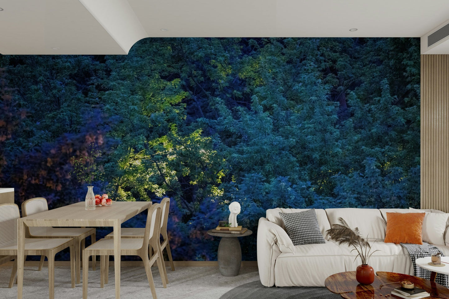 Rich color palette with subtle variations.

