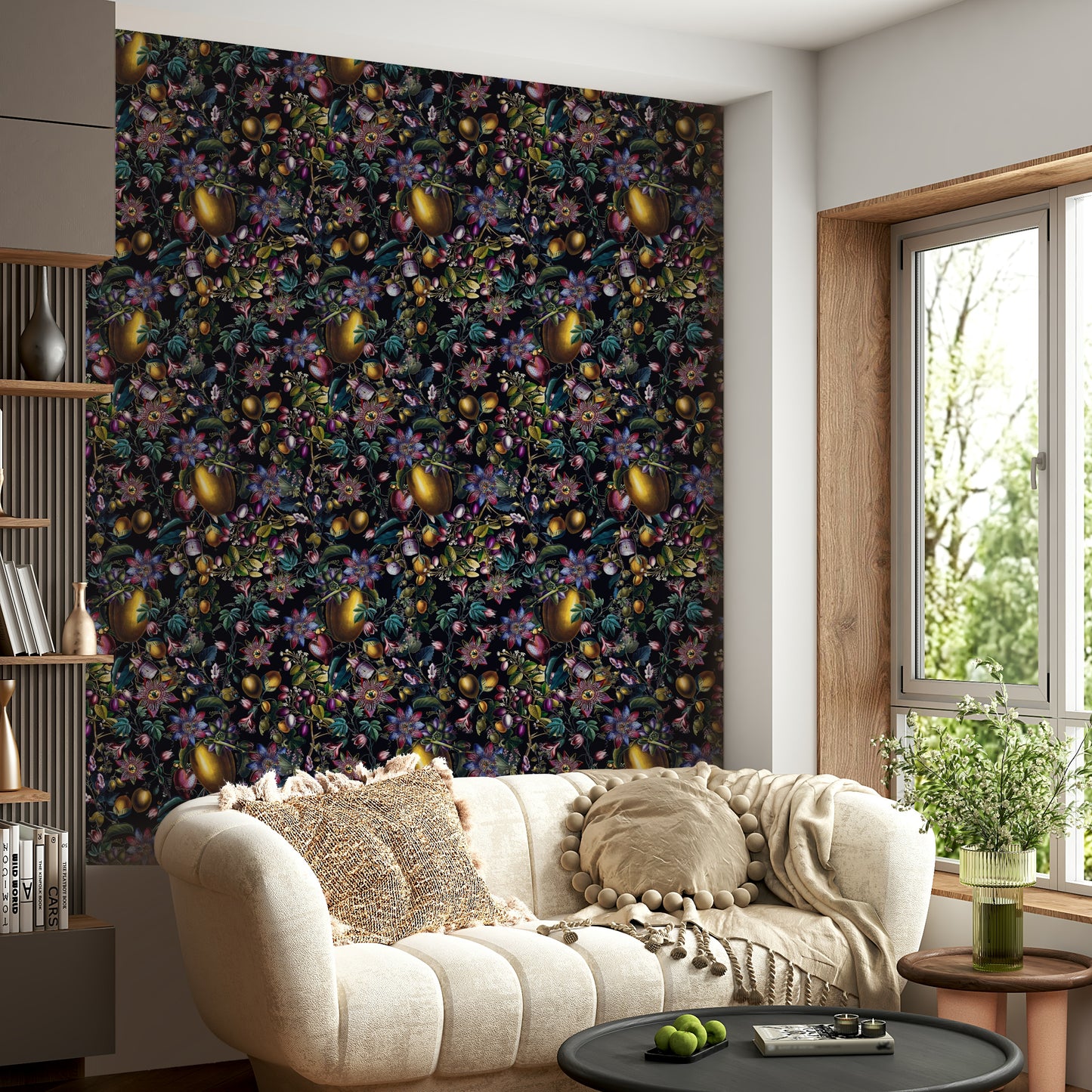 Enchanted Garden wallpaper bringing the magic of nature into your home.


