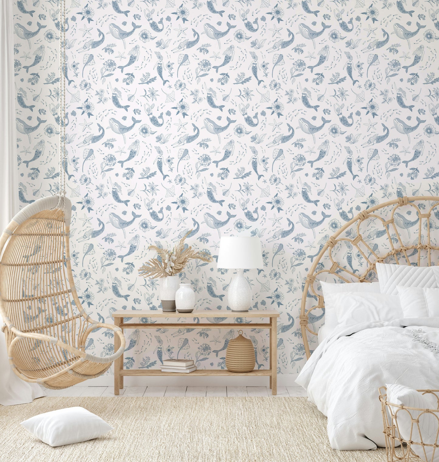 Immersive ocean wallpaper for kids’ rooms

